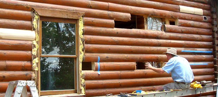 Log Home Repair Deep Run,  North Carolina